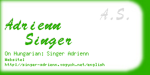 adrienn singer business card